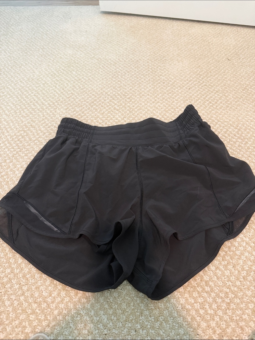 lululemon athletica Black Women's Athletic Running Shorts